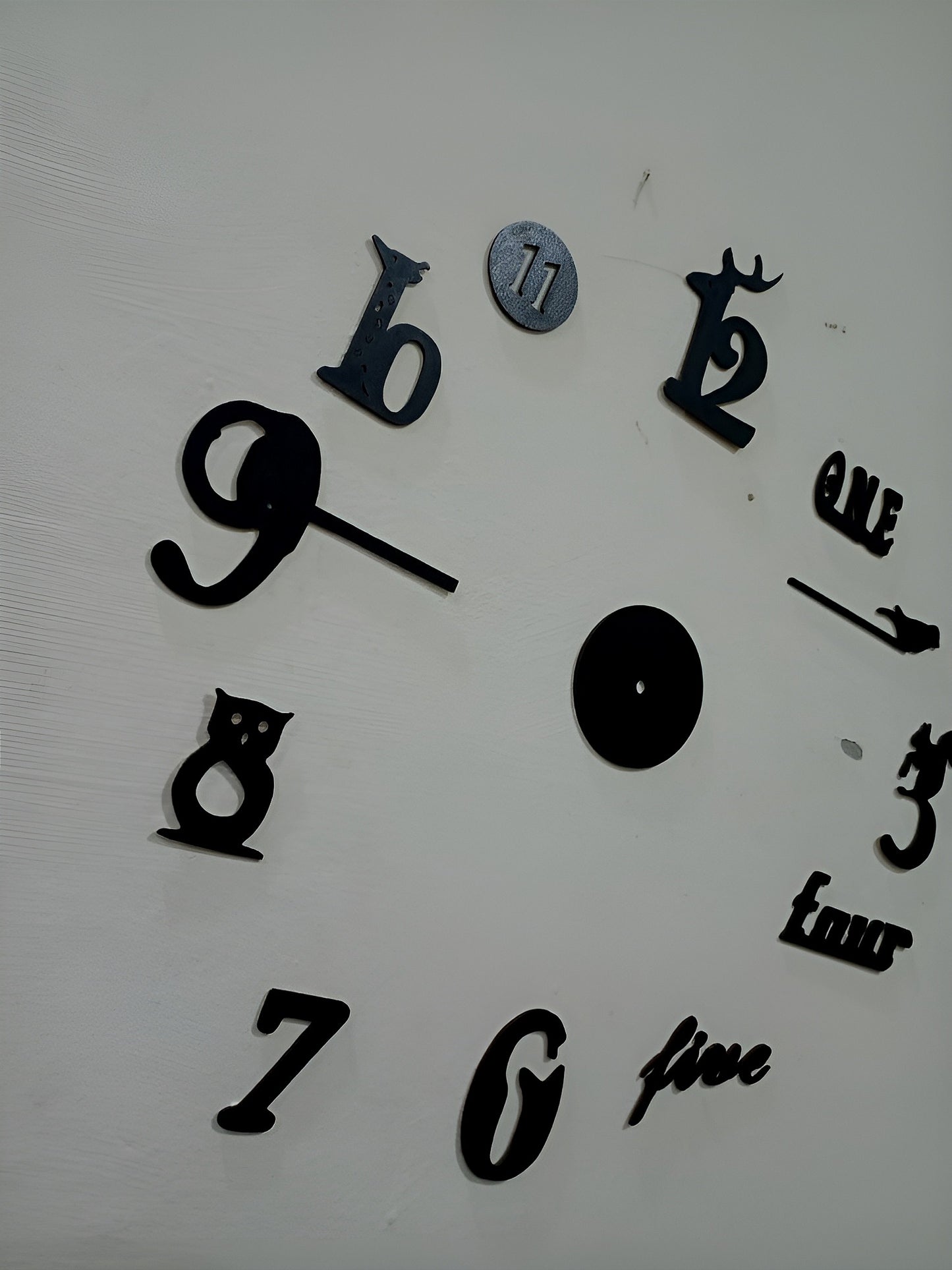 Decorative 3D Clock / DIY Clock Creative 3D Wooden wall clock for Home Decor